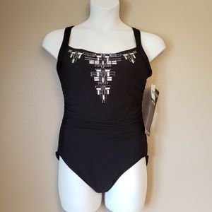 Black Miraclesuit underwire one piece